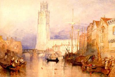 Joseph Mallord William Turner Boston in Lincolnshire oil painting image